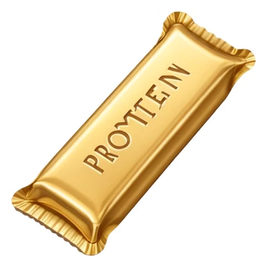 protein bar gold wrapper  sticker