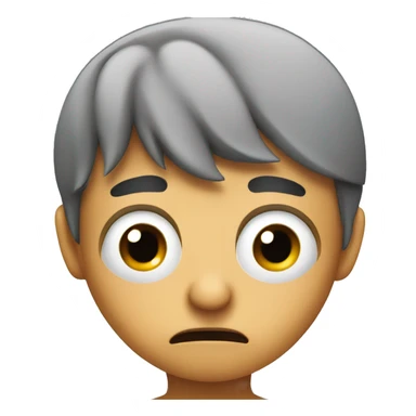 annoyed face eye twitching sticker