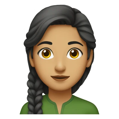 Pakistani girl environmentalist  sticker