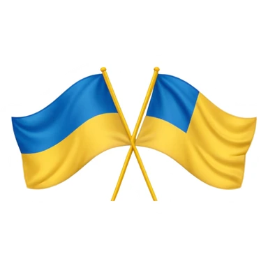 poland ukraine flag sticker