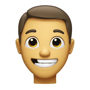 a face laughing while being jelous sticker