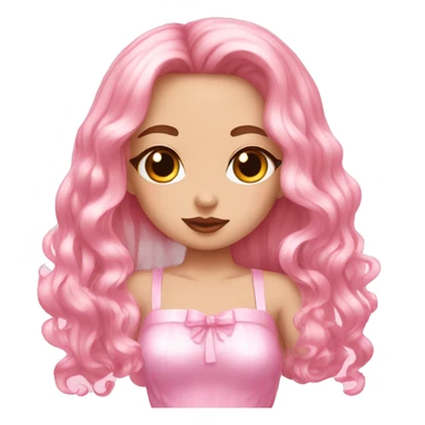 girly aesthetic Coquette emoji  sticker
