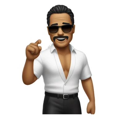 A bird salt bae sticker