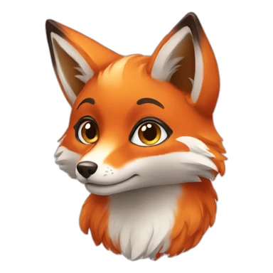 Pretty Fox sticker