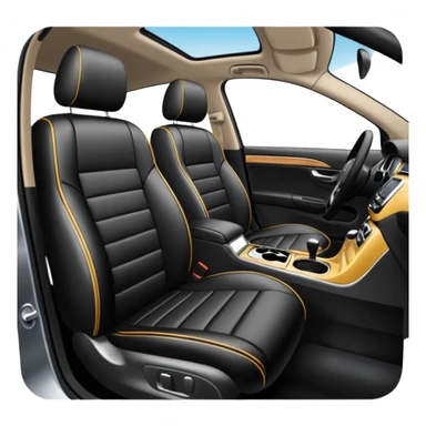 inside a car being wiped down sticker