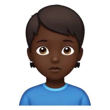 child silhouette with speech bubble sticker