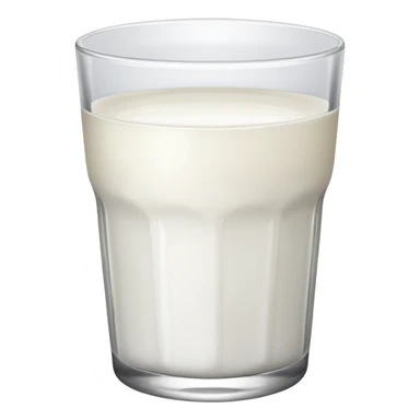 Quarter full milk glass sticker