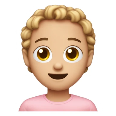 blush emoji with heart eyes sticker