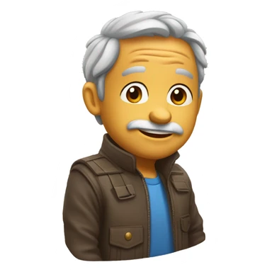 Un emoji qui fait un énorme bisous bien baveux  sticker