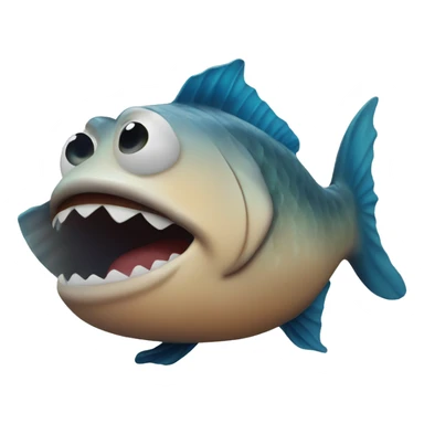 Fish wish big bottom lip sticker