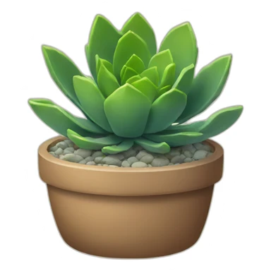 succulent garden sticker
