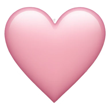Light pink heart sticker