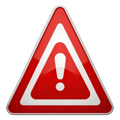 traffic sign trangle sticker