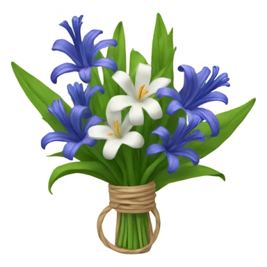 bouquet of liles  sticker