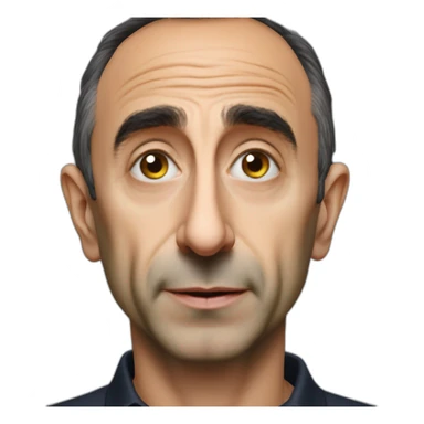 Eric Zemmour qui se met le doigt dans le nez sticker
