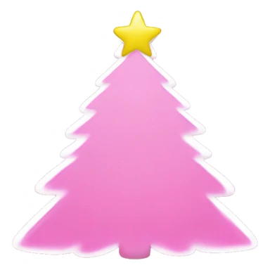 Pink Christmas Snapchat logo sticker