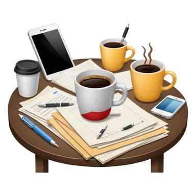 Messy Work Desk sticker