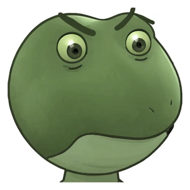 White guy hazel eyes brown hair I don’t know expression  sticker