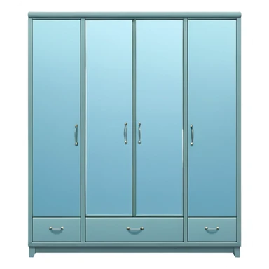 wardrobe modern closed mirror door sticker