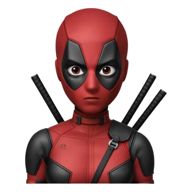female deadpool from Deadpool & Wolverine movie sticker