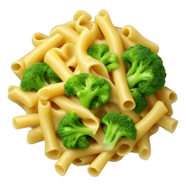 pasta with broccoli and cheese sauce sticker