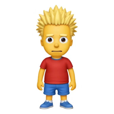 the simpsons, Different every character, only one at a time. sticker