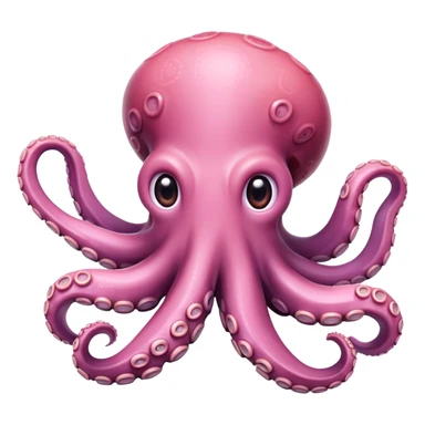 Octopus tentacle, pink, cooked sticker