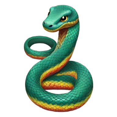 Snake Chinese lunar year sticker