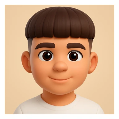 Transform this portrait into a beautiful 3D emoji style. Create a polished, vibrant, and visually appealing 3D emoji portrait with smooth shading and a friendly expression, resembling microsoft style 3d fluent emojis. sticker