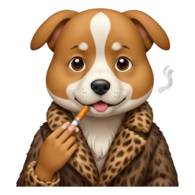 Dog smoking a blunt  sticker