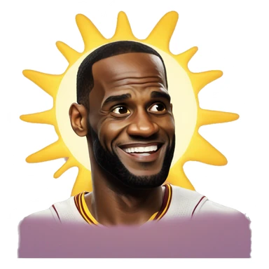 Lebron james sunshine sticker