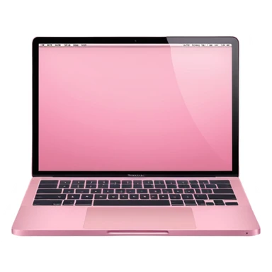 Create me a pink mabook desktop laptop screen sticker
