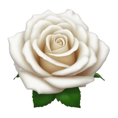 rose blanc et noir sticker