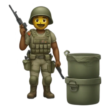 preparing war sticker