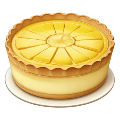 realistic lemon Tart sticker