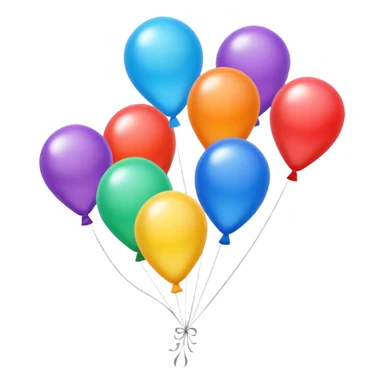 shaped flying balloons sticker
