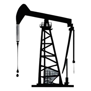 black oil well sticker