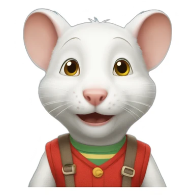 Stuart little sticker