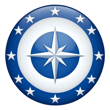NATO flag sticker