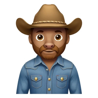 hat bull with shirt sticker