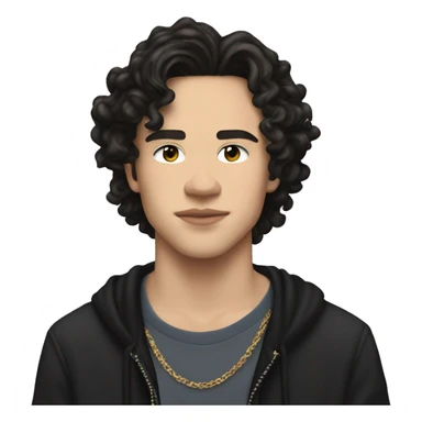 Conan Gray is an American singer-songwriter and former YouTuber.  dark hair, long short rockstar light skin  sticker