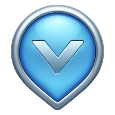 blue shiny checkmark for peer shoutouts sticker