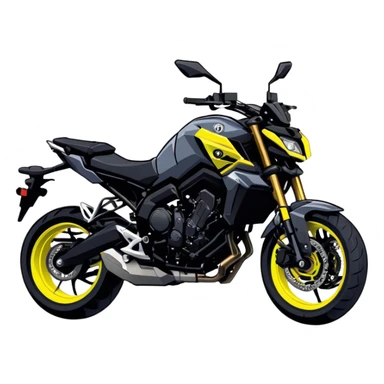Yamaha MT09 motorcycle sticker