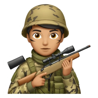 army sniper  sticker