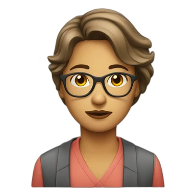 Librarian looking tired sticker