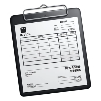 invoice sticker