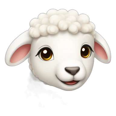 cute lamb sticker