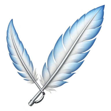 Une plume à écrire sticker