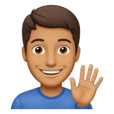 A man saying 6 7 sticker