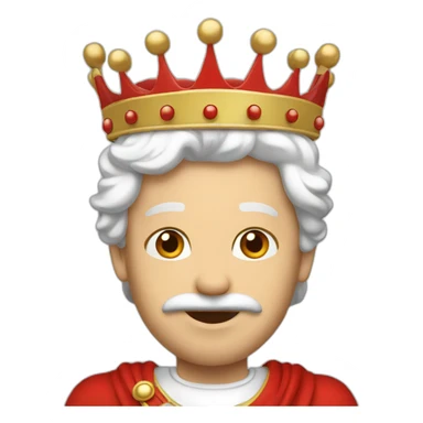 red single english crown sticker
